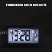 Digital Silent Small Travel Alarm Clock Battery Operated Large Numbers Bedside Clock with Snooze Backlight Indoor Temperature - B07FNMKPTW